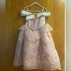 Pink and Gold Princess Dress